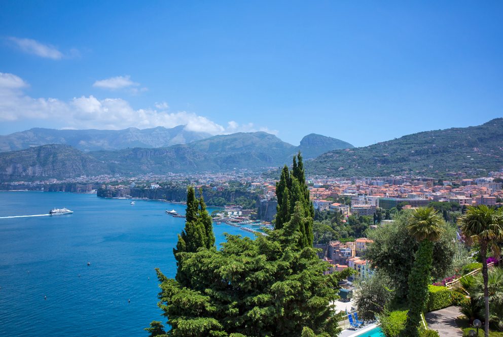 sorrento vista dal mare